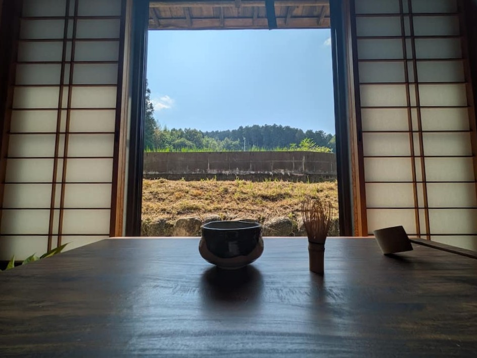 Guesthouse Omusubi Nakatsugawa living room Matcha