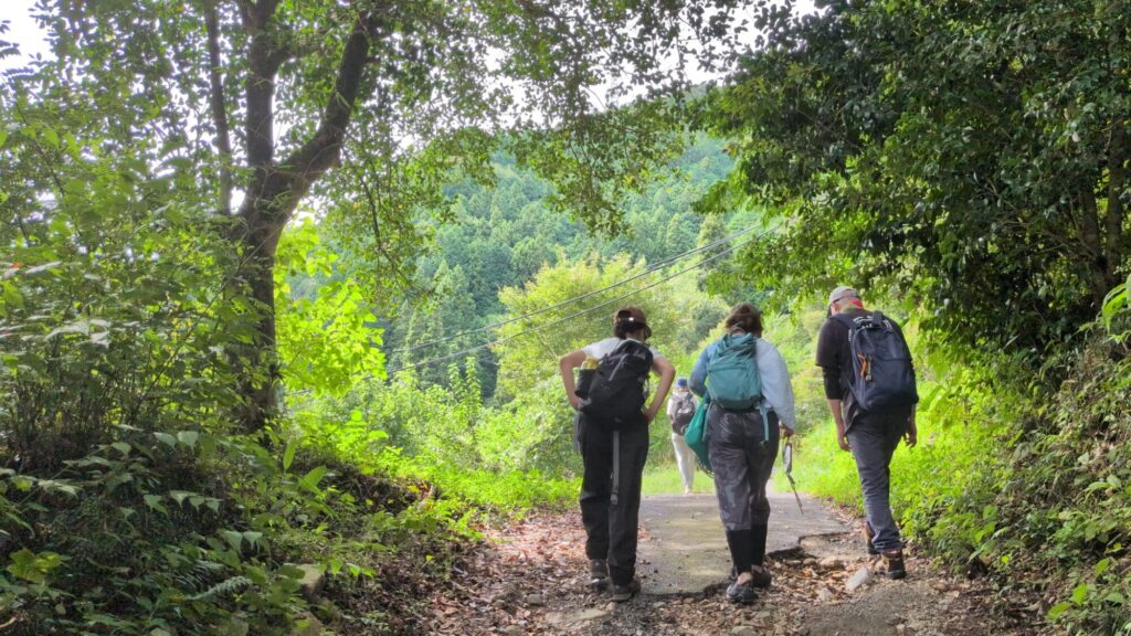 Hiking in old path of Iiji,Ena,GIFU,Rural Japan