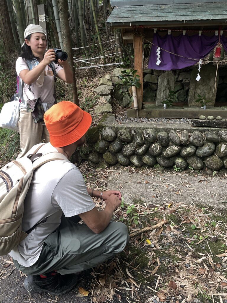 Dosojin, the Jizo statue on an ancient road in rural Japan