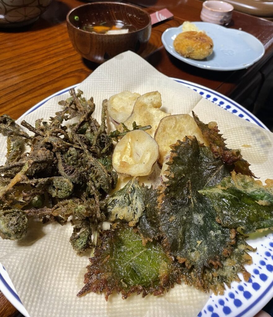 天ぷら　tempra - Local cuisine, rural Japan　GIFU