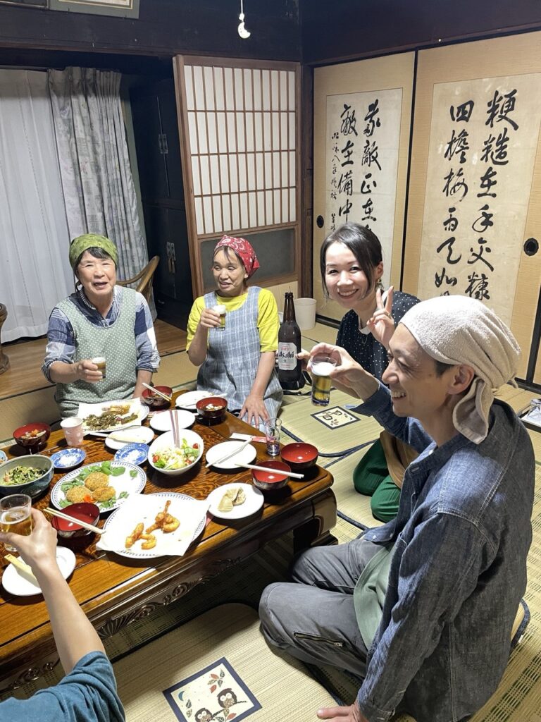 Iiji tour- dinner with locals Rural Japan Tour