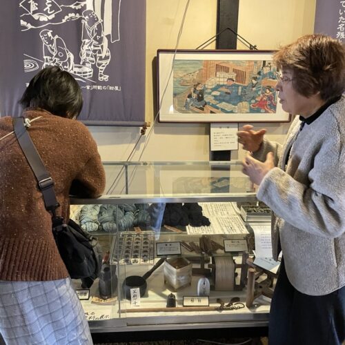 Indigo dyeing factory museum in Ena City, Gifu Prefecture