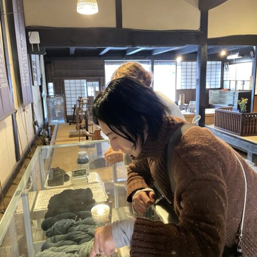 Indigo dyeing factory museum in Ena City, Gifu Prefecture