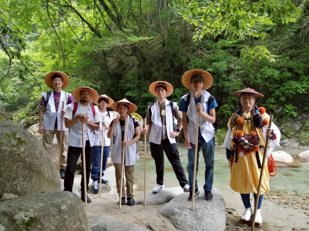 Guided walk along the ancient Nakasendo Road with a Shugendō (mountain ascetic) priest
